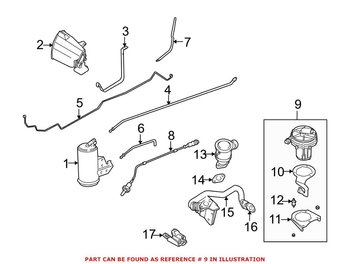 BMW Secondary Air Injection Pump 11721433818